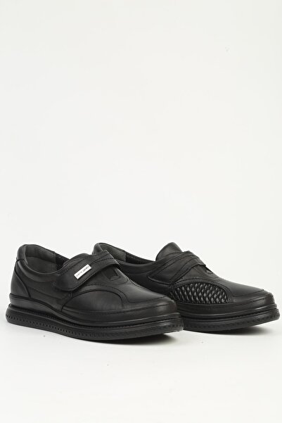 Pierre Cardin Women's Black Leather Sports Shoes Pc-55350