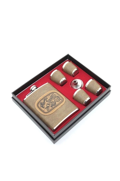 shopwave Derili 4 Bardaklı Matara Seti