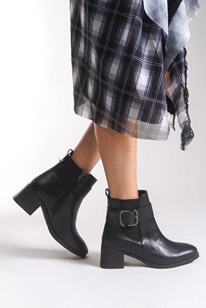 Riccon Mylryll Kadın Bot 0012640 Siyah Cilt