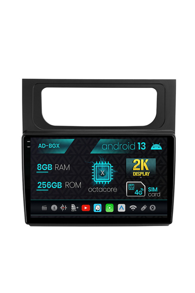 AutoDrop Navigatie Volkswagen Touran (2010-2016), Android 13, Z-Octa/8GB RAM ...
