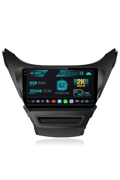 AutoDrop Navigatie Hyundai Elantra (2012-2014), Android 13, X-Octa/8GB RAM + ...