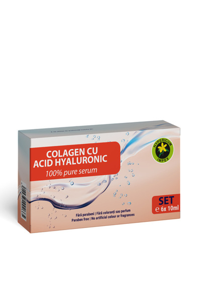 HYPERICUM Ser Colagen Peptide cu Acid Hialuronic (6 fiole x10ml)
