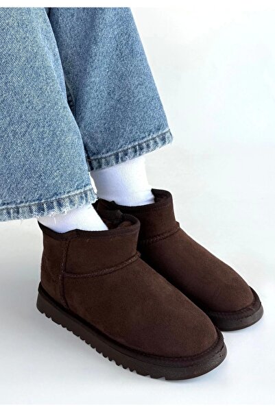 hibiscus Elsa Brown Suede Boots