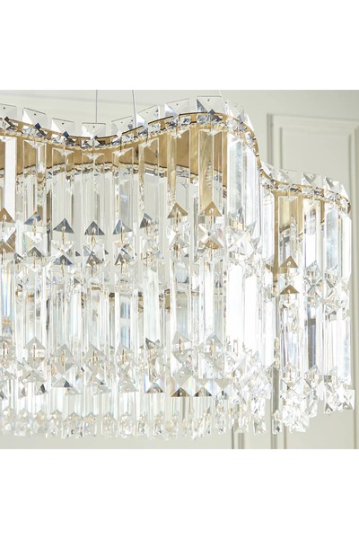 Generic Brixton Glass Chandelier Lamp