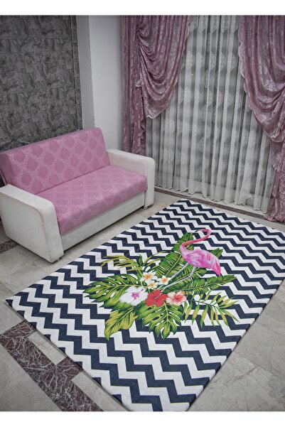 Zümrüt Ev Tekstil Lastikli Süngerli Kaymaz Halı Örtüsü 4m2 Ölçüde 2mm Süngerl...