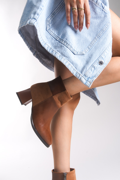 Riccon Γυναικείες μπότες Edelnesia 0012858 Tan Skin
