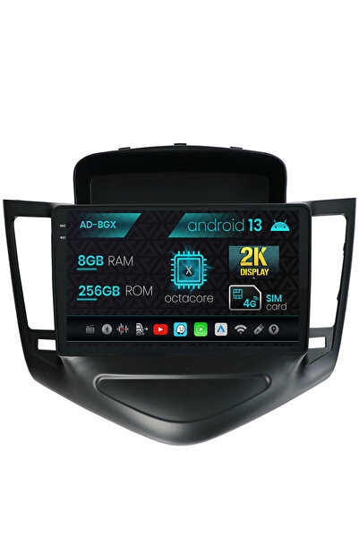 AutoDrop Navigatie Chevrolet Cruze (2008-2014), Android 13, X-Octa/8GB RAM + ...