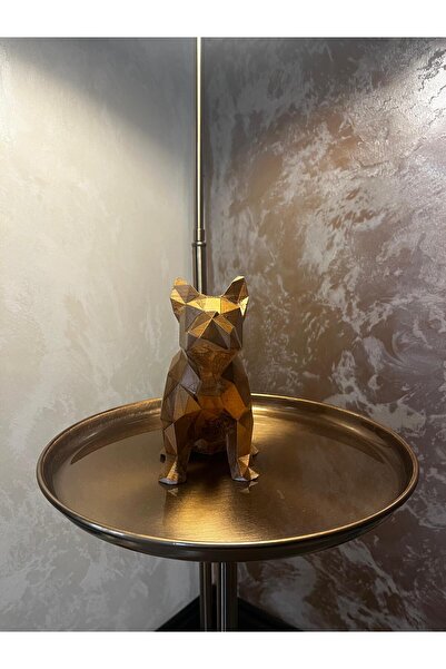 LOWPOLLY KÖPEK OBJE - DEKOR ÜRÜN - BİBLO h: 220 mm