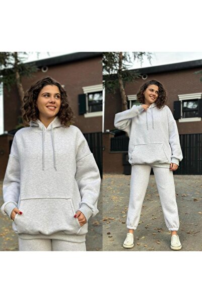 NOLYA MODA Women's Gray Pocket Jogger Sweatpants | For Daily and Sports Use