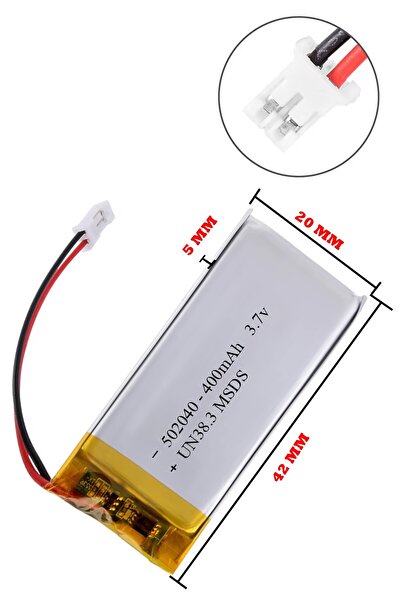 Konk Tools 502040 3.7 Volt 400 Mah Lityum Polimer Pil