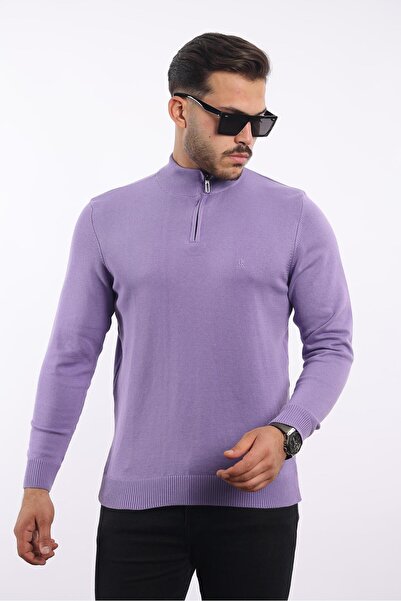 rugatchi Men's Collar Plain Knitwear — 100% Cotton, Stylish & Comfortable Sweater