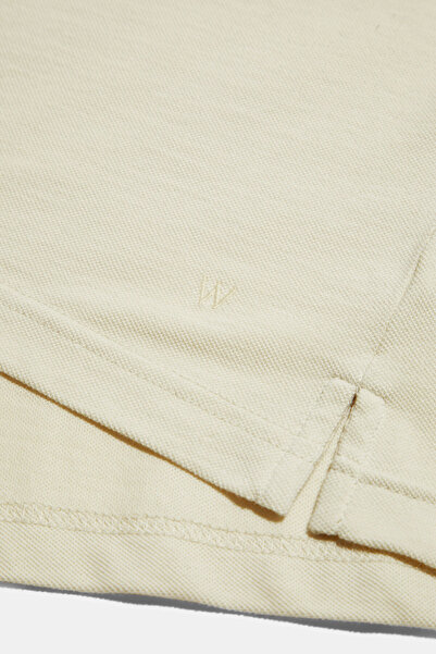 W Collection Bej Circular Neck T-Shirt