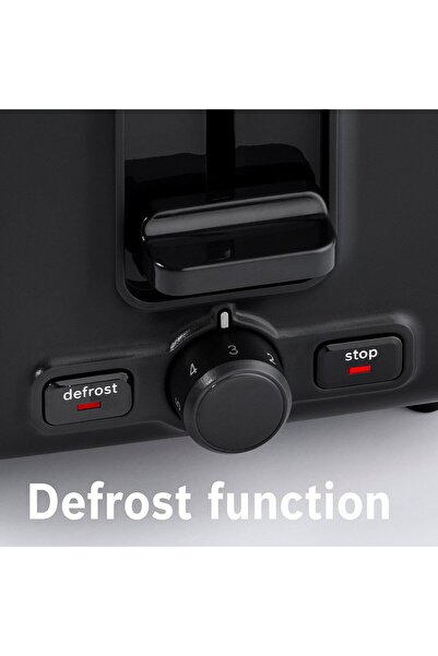 Bosch DesignLine Stainless Steel Toaster, Two Slice - Silver