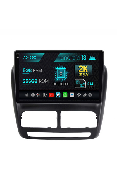 AutoDrop Navigatie Fiat Doblo (2010-2015), Android 13, X-Octa/8GB RAM + 256GB...