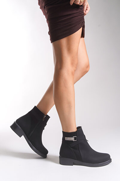 Riccon Crisrathla Kadın Bot 0012099 Mat Siyah