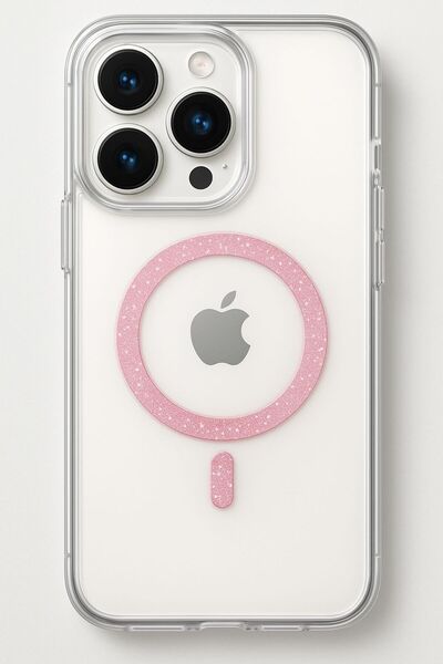 Tiger iphone 16 PRO MAX uyumlu Simli Magsafe'li Kaliteli Premium Kadın Telefon Kılıf