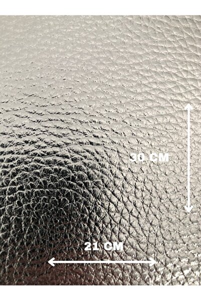 KumaşEvi Kendinden Yapışkanlı Gümüş Suni Deri 21x30 cm – Çanta, Ayakkabı, San...