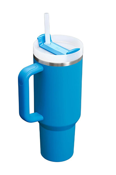 Generic Stanley Quencher H2.0 40oz Tumbler – Blue | Insulated Cup with Handle & Straw