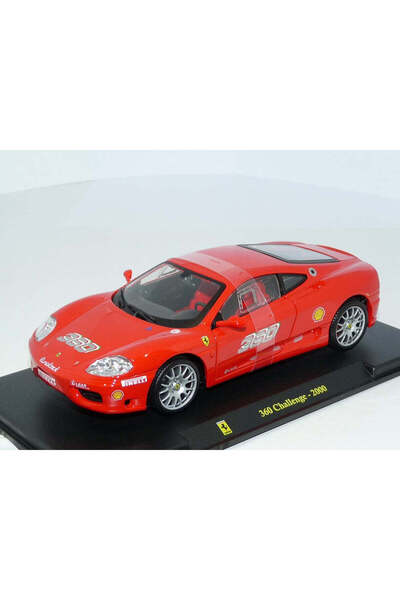 BBURAGO Ferrari 360 Challenge 2000 with plexiglass showcase - 1/24