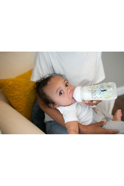 dr browns Set 2 biberone Dr. Brown's cu dispozitive anticolici, Options Plus, 0-3 luni, 270 ml, Gat Larg, Baie