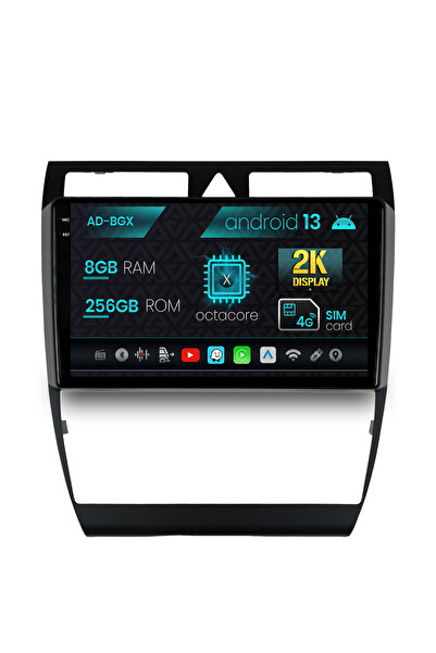 AutoDrop Navigatie Audi A6 (1999-2004), Android 13, X-Octa/8GB RAM + 256GB RO...