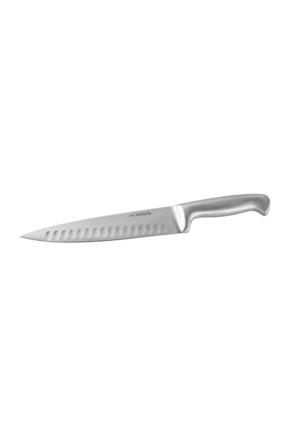 FACKELMANN Cuțit de bucătar Santoku 40406, oțel inoxidabil, 20/34 cm, gri