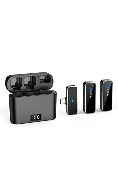 Cristalis Sale Set 2 microfoane Lavalier tip C, Cristalis Sale™, wireless, cu accesorii complete