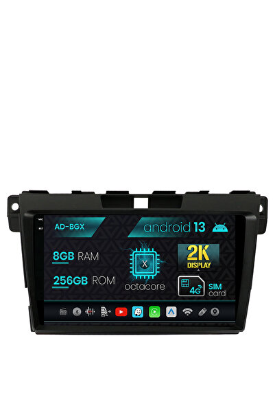 AutoDrop Navigatie Mazda CX-7 (2008-2013), Android 13, X-Octa/8GB RAM + 256GB...
