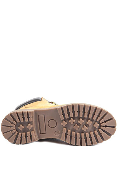 Bulldozer Genuine Leather Nubuck Yellow Women's Boots & Booties 240601