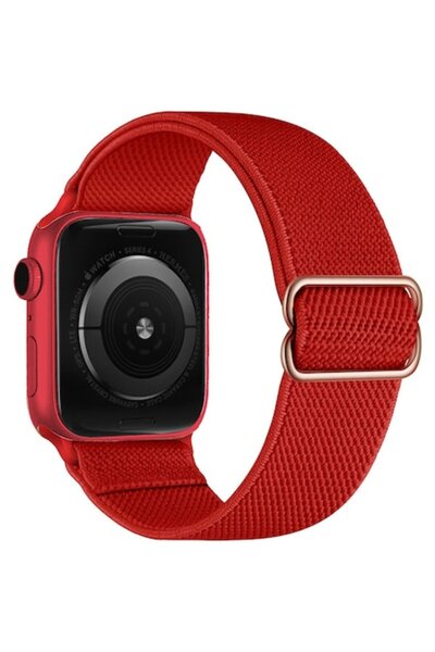 General Store Curea nylon premium pentru Apple Watch, Rosu