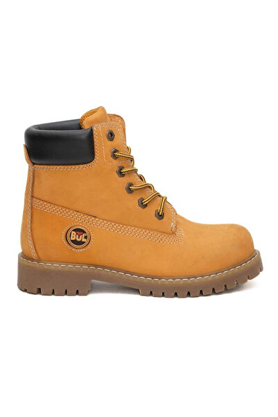 Bulldozer Genuine Leather Nubuck Yellow Women's Boots & Booties 240601