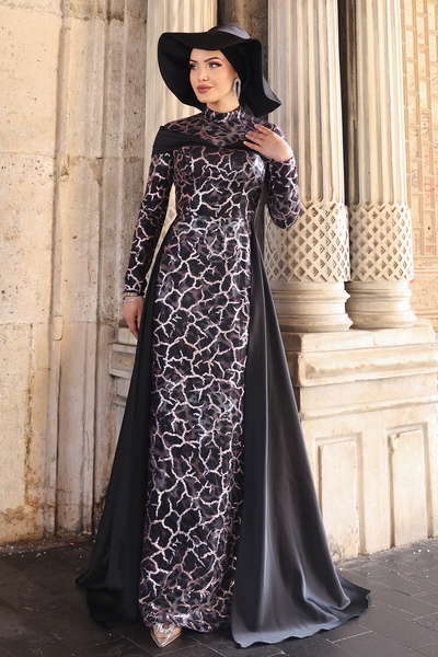 Raika Moda Frezya Glittering Stylish Hijab Evening Dress