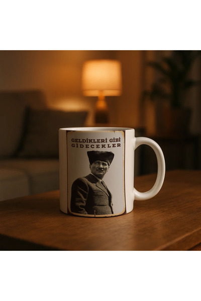 Borambalaj What Comes Comes, What Goes Goes Atatürk Printed Mug