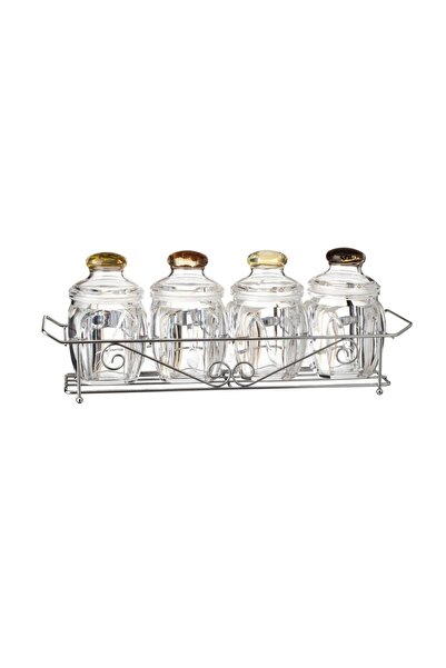 ORIAN 4-piece acrylic azir set with metal stand