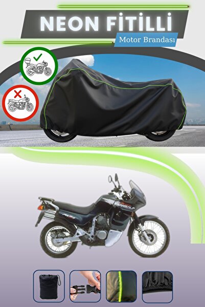 Cemku Shade حقيبة خلفية سوداء متوافقة مع نيون فايتي هوندا XL 600 ترانسالب متو...