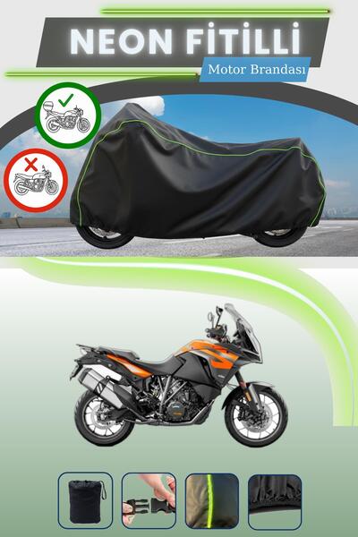 Cemku Shade حقيبة خلفية سوداء متوافقة مع حقيبة نيون متوافقة مع KTM 1290 Super...