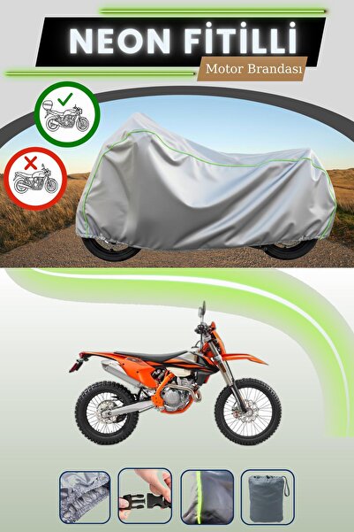 Cemku Shade حقيبة خلفية باللون الرمادي النيون قماش مجدّل متوافقة مع KTM 250 E...