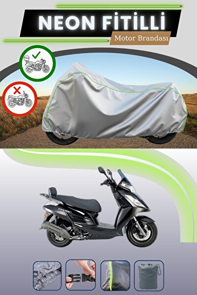 Cemku Shade حقيبة خلفية رمادية متوافقة مع قماش نيون فايتي كيمكو دينك 200i الم...