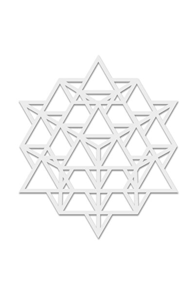 Maxrom Sablon Perete vopsire, tencuiala 0.7mm Geometrie Sacră Merkaba model M...