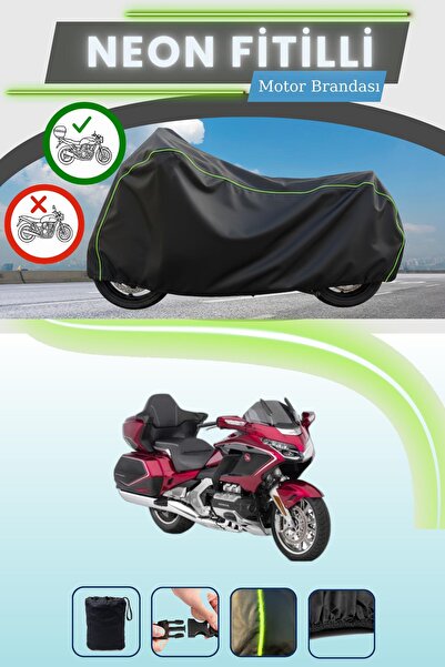 Cemku Shade حقيبة خلفية سوداء متوافقة مع نيون فايتي هوندا جولدوينج GL 1800 DC...