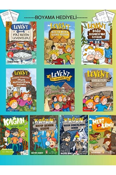 Timaş Yayınları Boyamalı Levent Piri Reisin Göbeklitepe Troya Doğu Ekspresind...