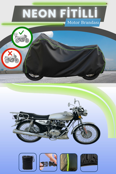 Cemku Shade حقيبة خلفية سوداء متوافقة مع نيون فيلينتا 200 متوافقة مع قماش المحرك