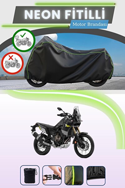 Cemku Shade حقيبة خلفية سوداء متوافقة مع نيون فايتي ياماها تينيري 700 وورلد ر...
