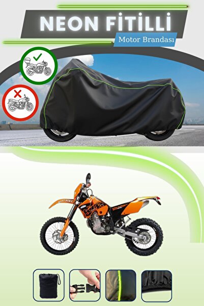 Cemku Shade حقيبة خلفية سوداء متوافقة مع نيون فايتي KTM 525 EXC متوافقة مع قم...