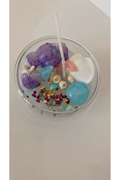 Melina Aura Candles Minik mum deniz kabuğu