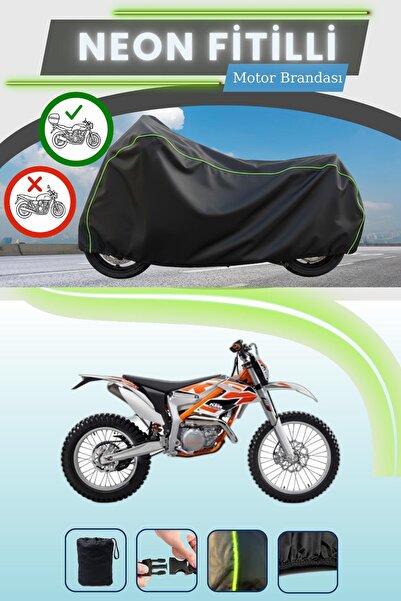 Cemku Shade حقيبة خلفية سوداء متوافقة مع نيون فايتي KTM 250 Freeride R متوافق...