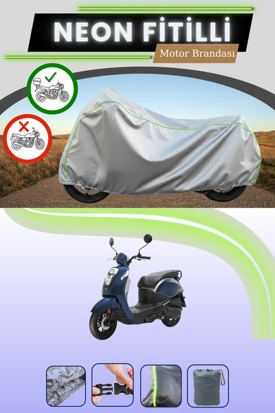 Cemku Shade حقيبة خلفية رمادية متوافقة مع قماش نيون فيتيل سيم ميو 100 المتواف...