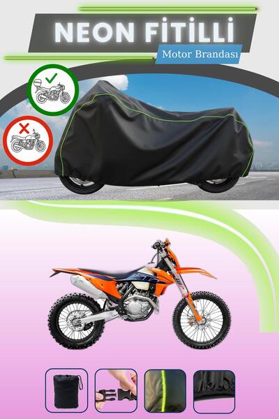 Cemku Shade حقيبة خلفية سوداء متوافقة مع نيون فايتللي KTM 530 EXC متوافقة مع ...