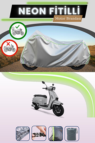 Cemku Shade حقيبة خلفية رمادية متوافقة مع قماش نيون فليتلي RKS SC 150RE المتو...