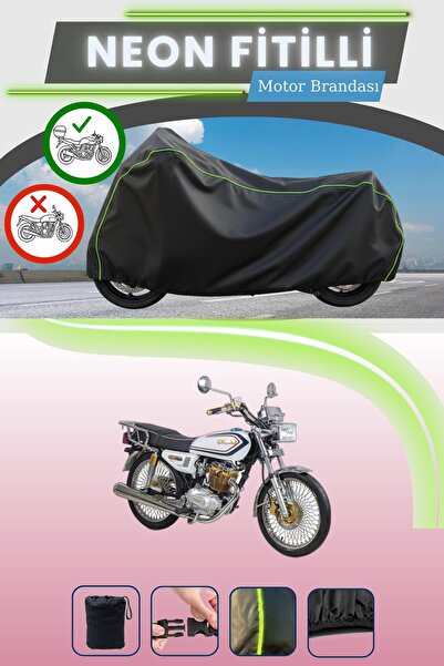 Cemku Shade حقيبة خلفية سوداء متوافقة مع نيون فيتيلي كوبا تشيتا 180R، قماش مت...